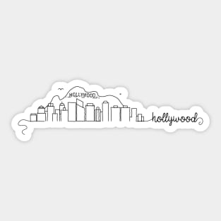 Hollywood City Signature Sticker